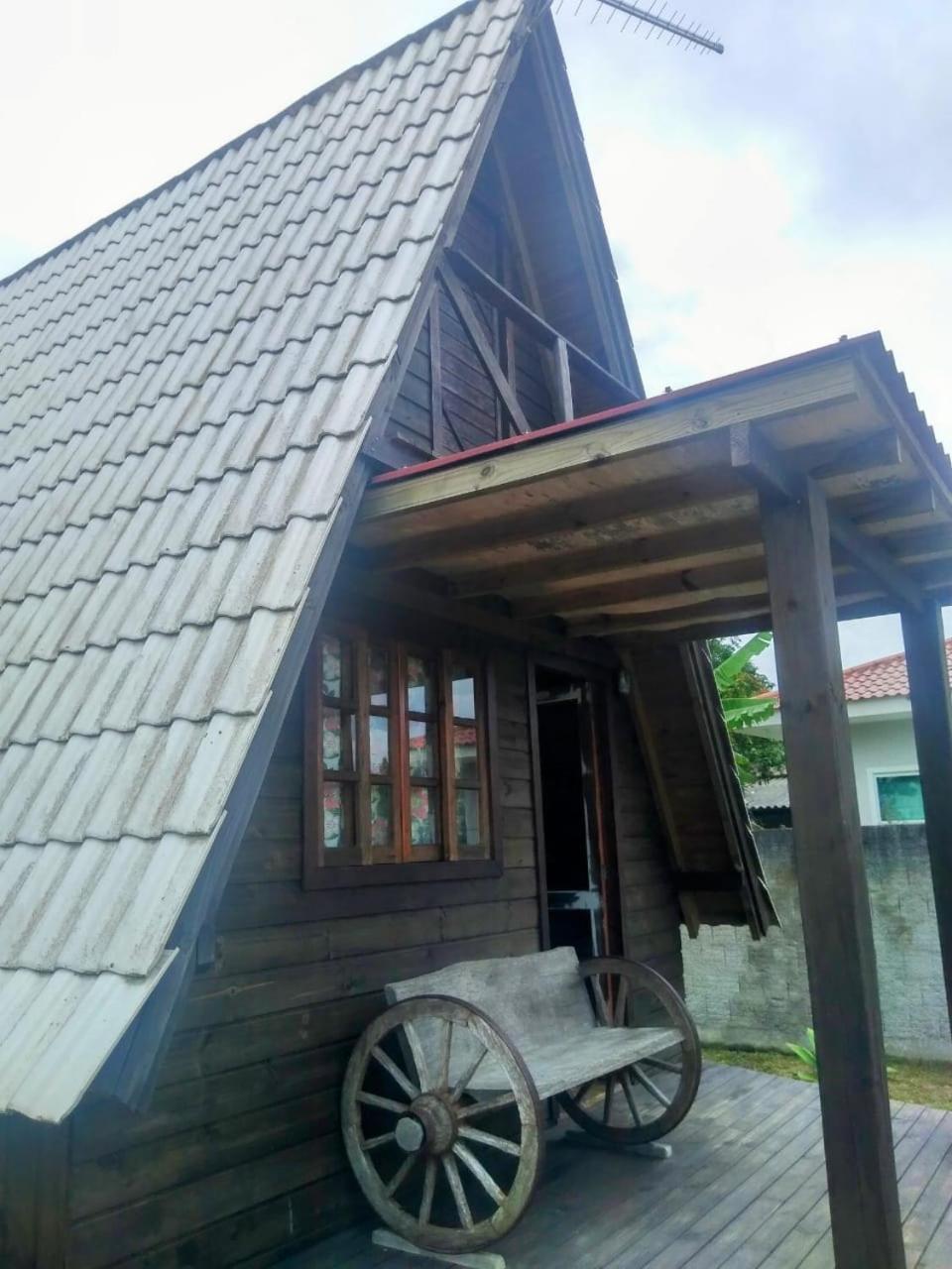 Cabana Aroeira 8 Min Da Guarda Do Embau Palhoça エクステリア 写真